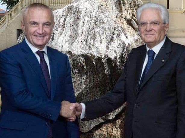 SALUTIAMO IL PRESIDENTE DELLA REPUBBLICA ITALIANA SERGIO MATTARELLA E IL PRESIDENTE DELLA REPUBBLICA ALBANESE LLIR META.