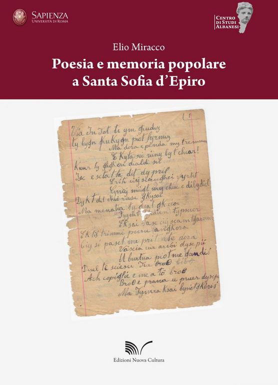 FLUSSI DI MEMORIA COME PROLOGO (tratto da”Poesia e Memoria Popolare a Santa Sofia d’Epiro” di Elio Miracco)